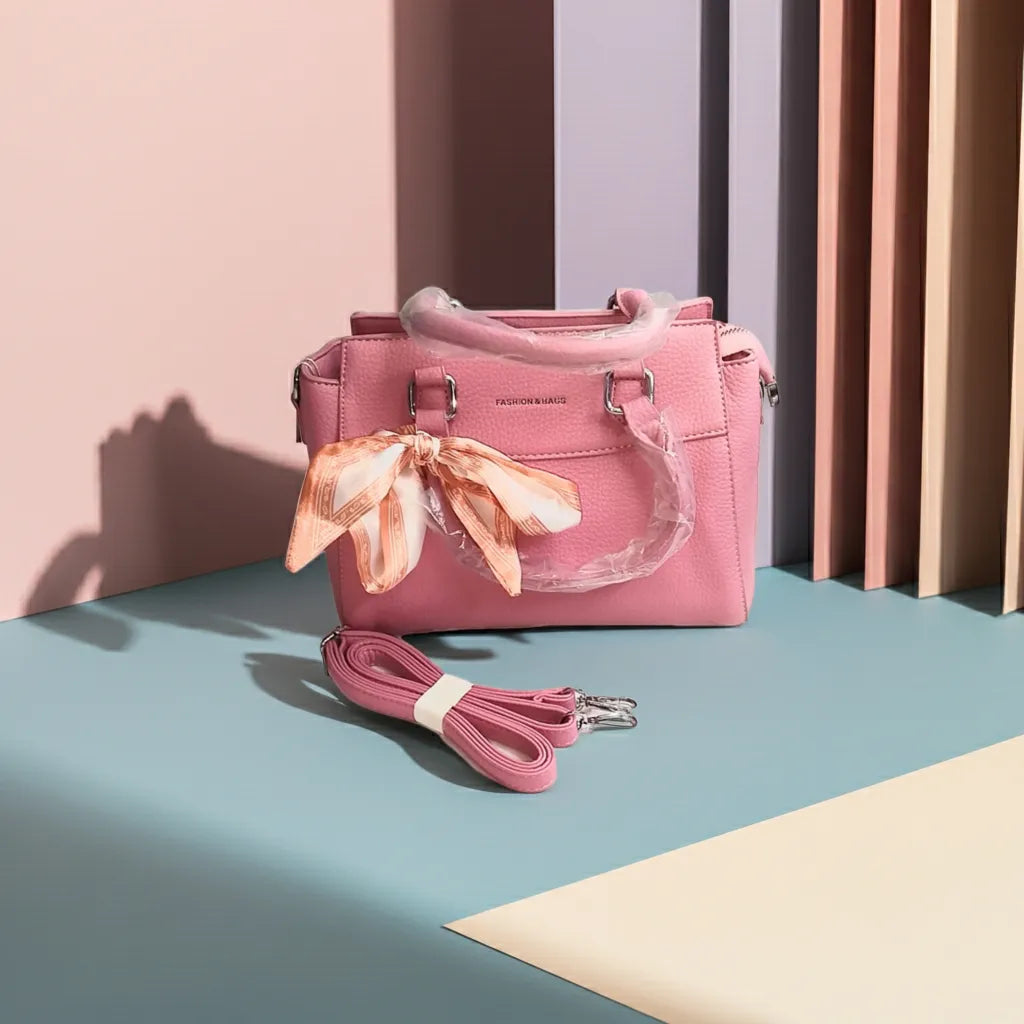 FASION Mauve Blush Handbag front view