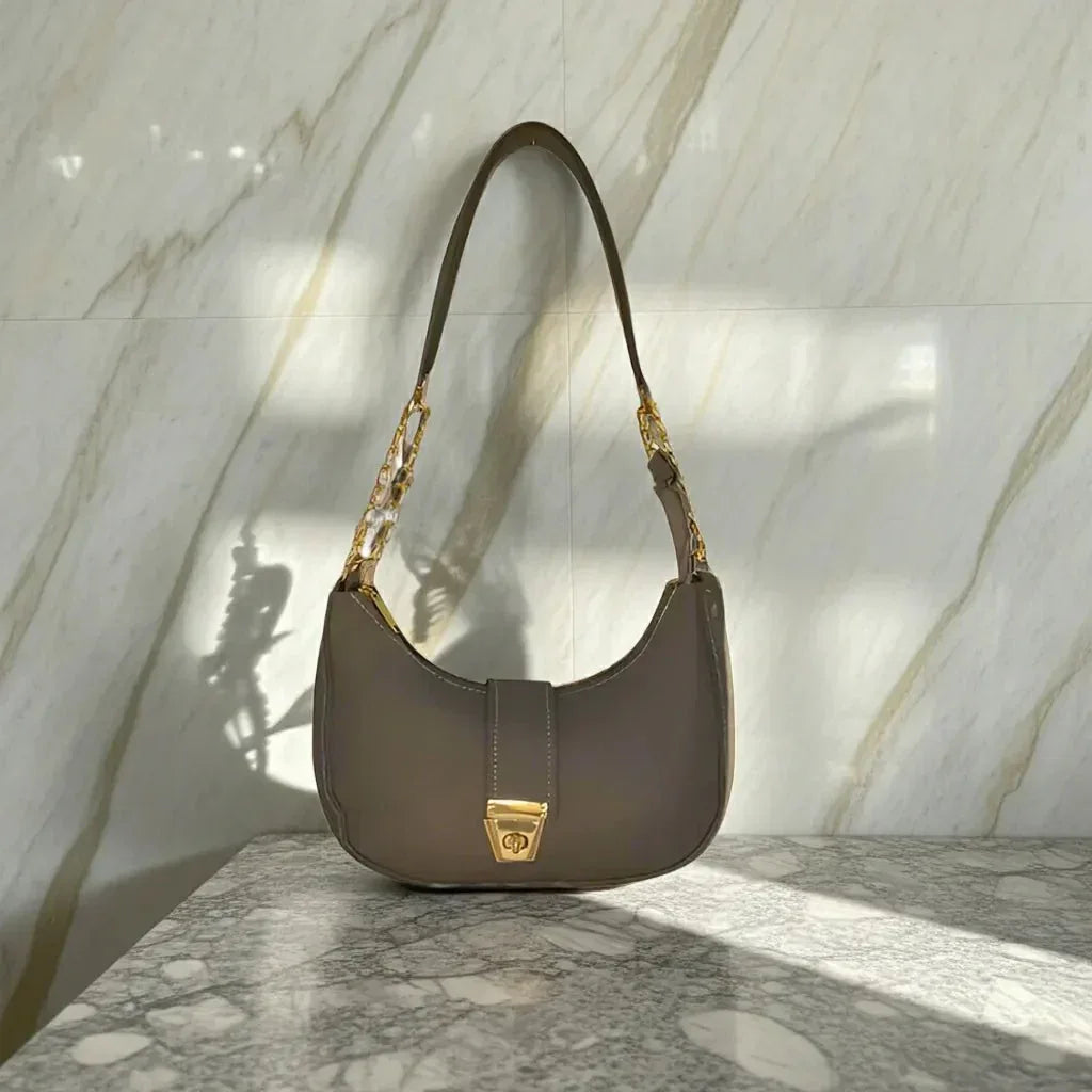 CRESCENT-Grey moon bag - bagwik