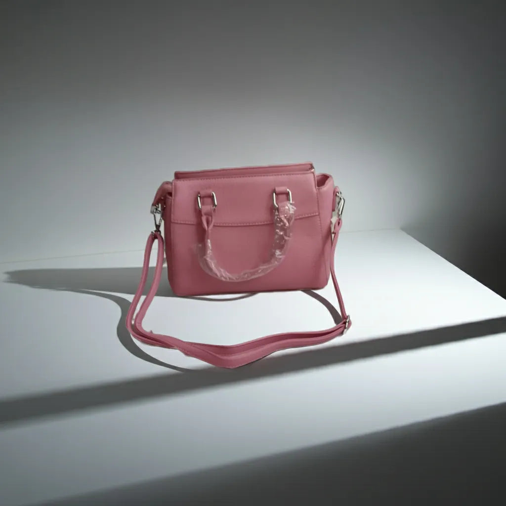 BagWik FASION Mauve Blush Handbag back view