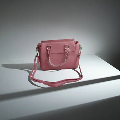 BagWik FASION Mauve Blush Handbag back view