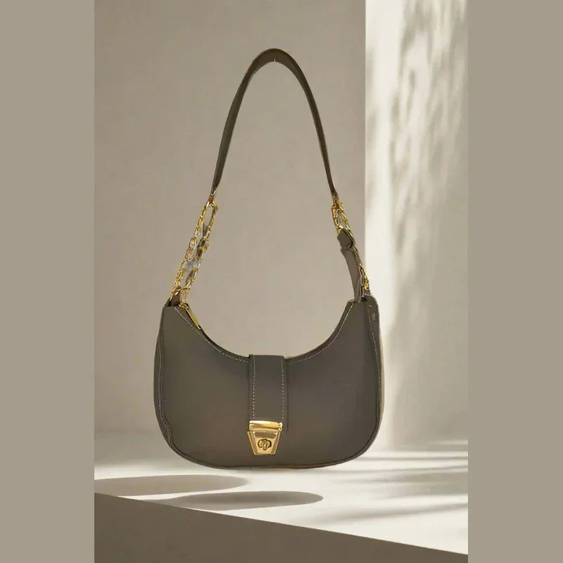 CRESCENT-Maroon moon bag - bagwik