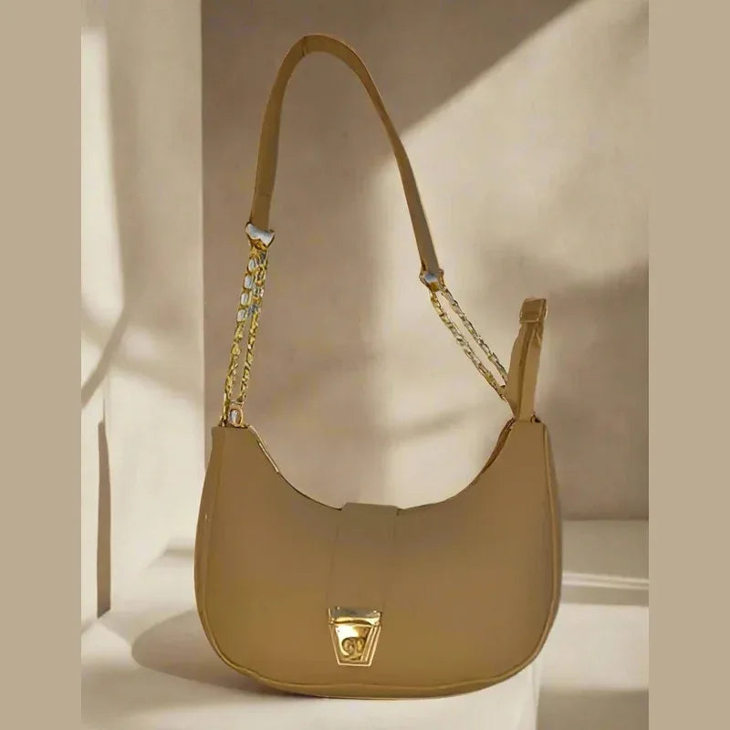 CRESCENT-Maroon moon bag - bagwik