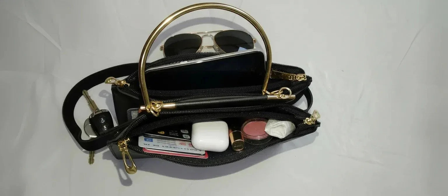 Luxe Dual Pocket - Black Edition - bagwik