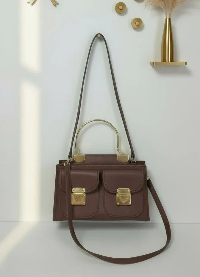 Luxe Dual Pocket - Maroon Edition - bagwik
