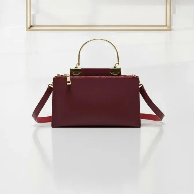 Luxe Dual Pocket - Maroon Edition - bagwik