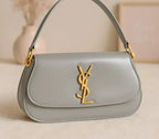 YSL Grey Shoulder Bag - bagwik