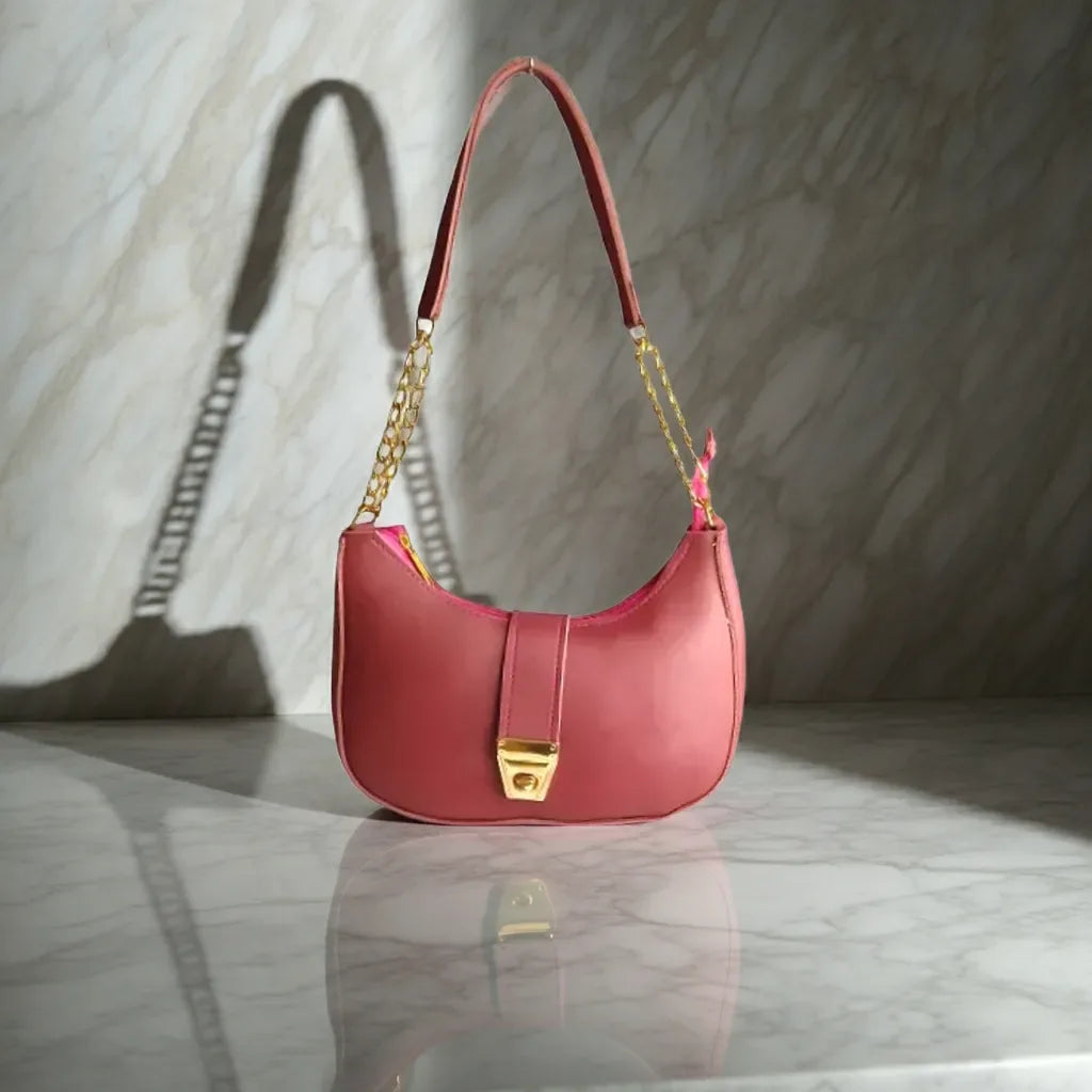 CRESCENT-beige moon bag - bagwik