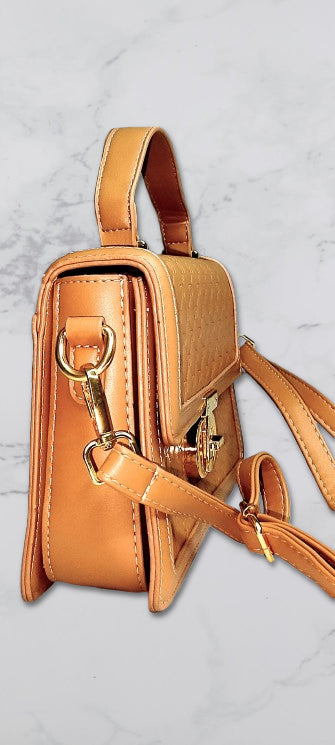 BagWik GUCCI Dark Brown Satchel Crossbody side view