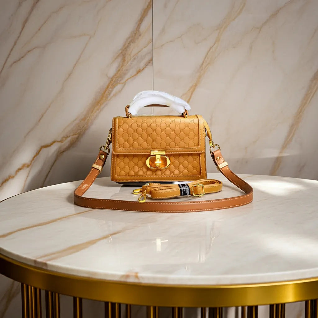 premium packaging BagWik GUCCI designer satchel with adjustable strap