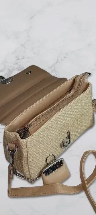 VERRA Beige Satchel - bagwik