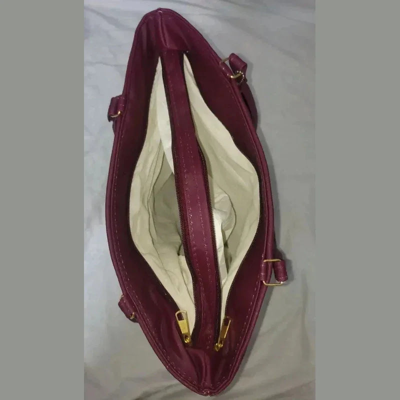WUFU Tote Maroon - bagwik