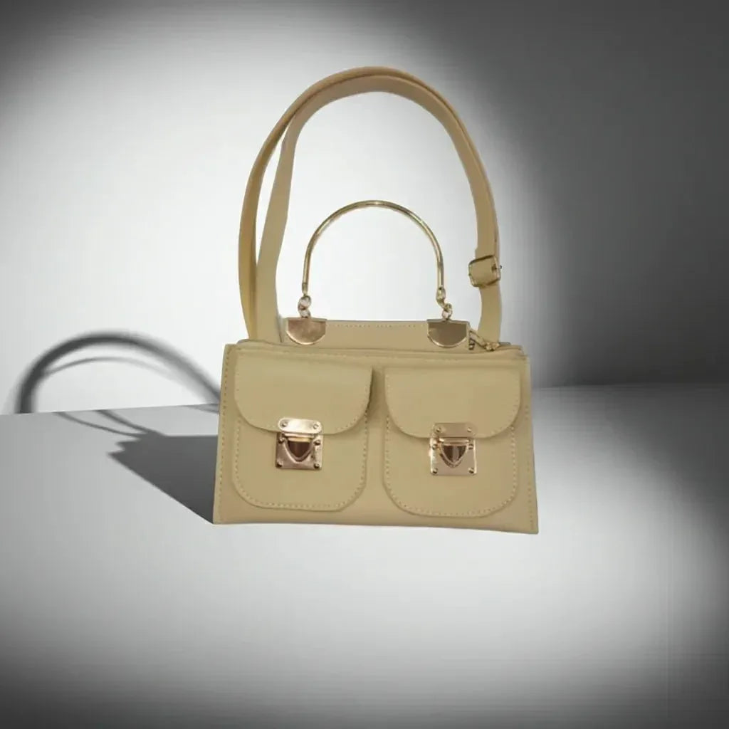 Luxe Dual Pocket - Beige Edition - bagwik