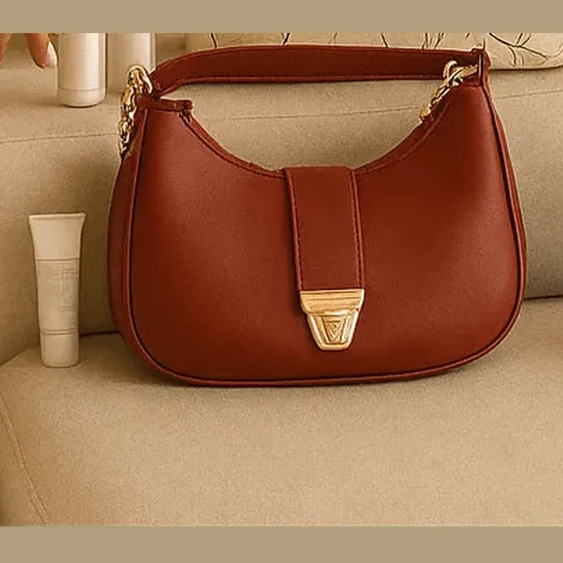 CRESCENT-Maroon moon bag - bagwik