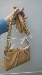 Auréa Brown Bow (customized) Bag - bagwik