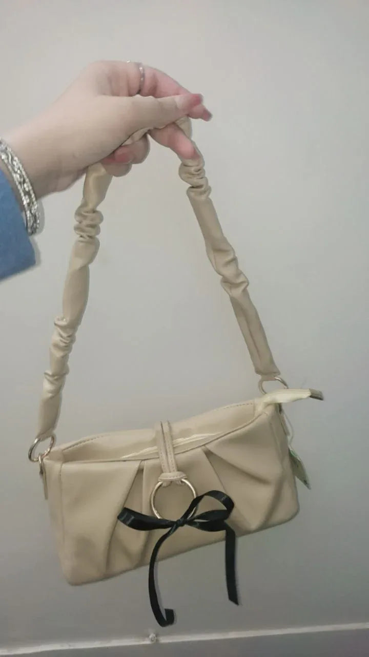 Auréa Mustard Bow (customized) Bag - bagwik