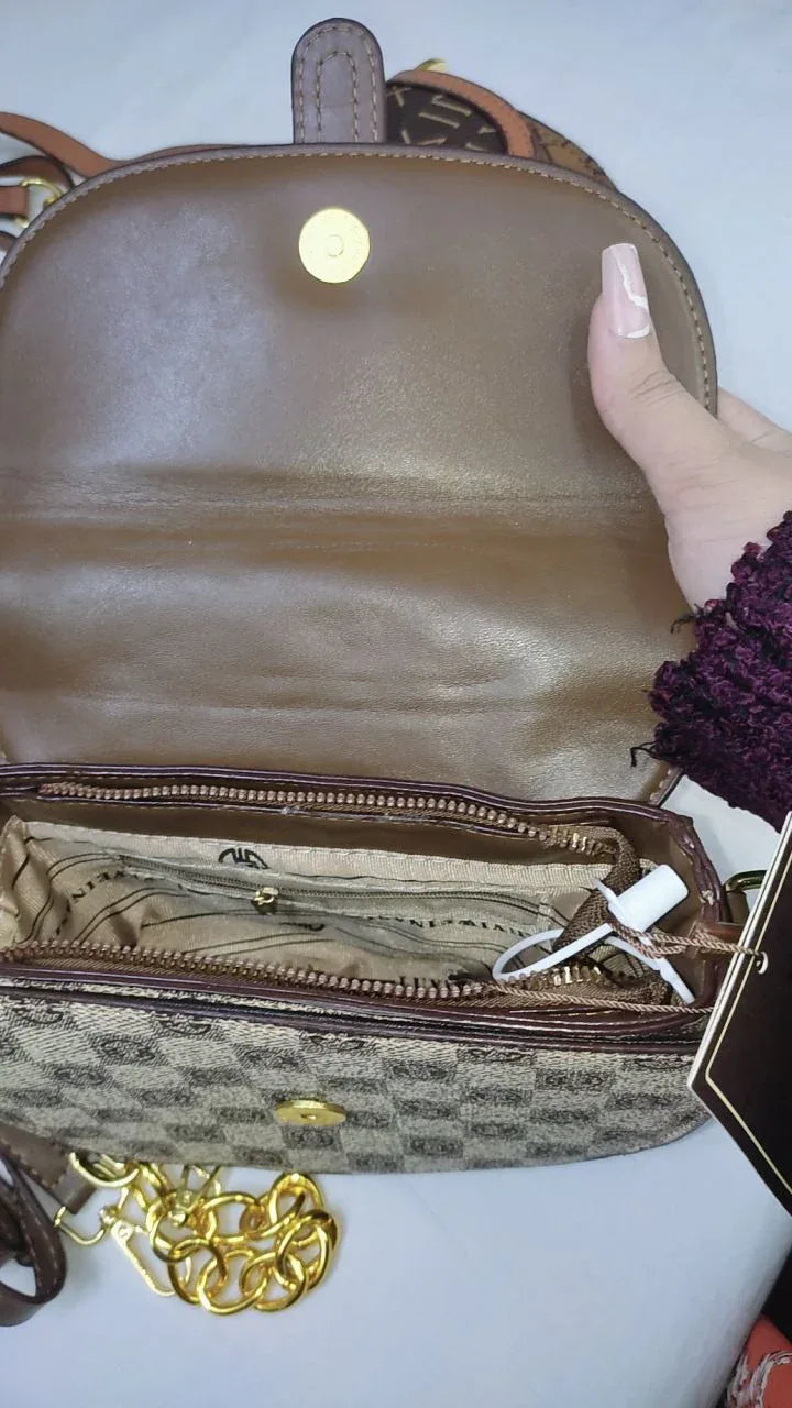 Dorelle D-Shape coco brown and Beige & brown - bagwik