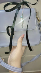 Wilana Dark Blue Bow Bag - Stylish and Chic - bagwik