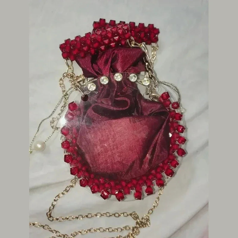 Aurora Beaded Potli – in 5 colors - bagwik