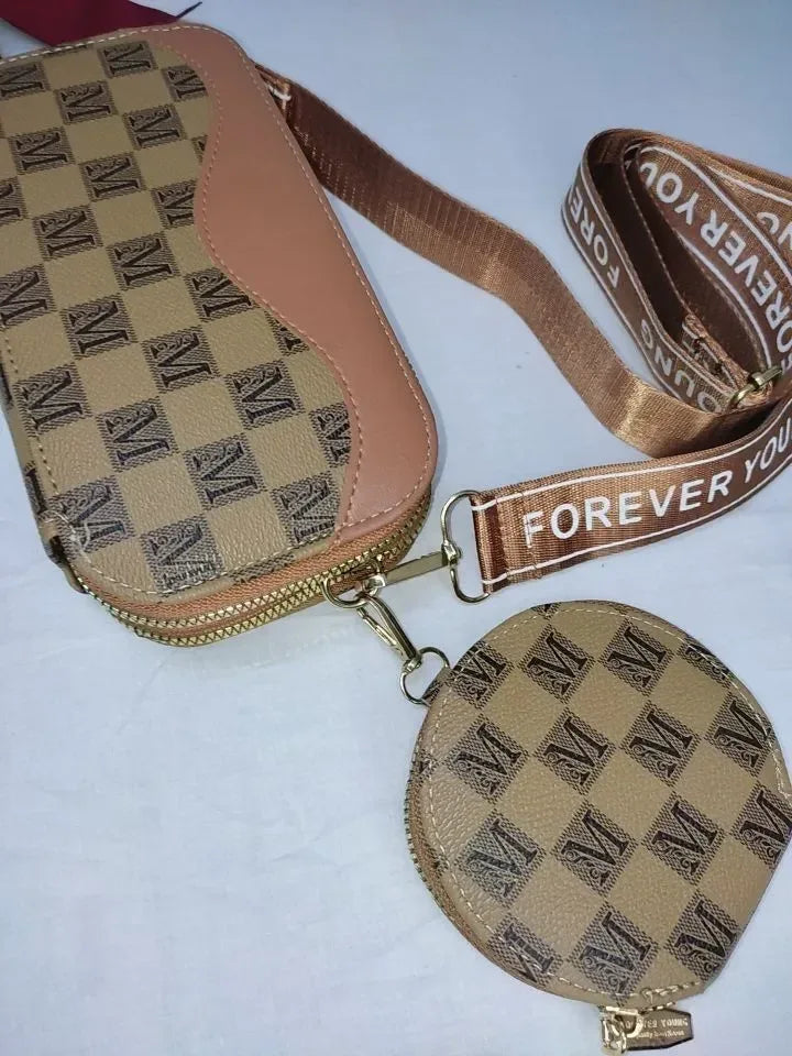 FY - M Black and Brown with Mini Pouch - bagwik