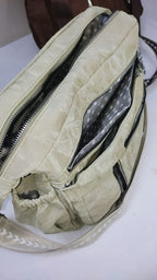 Velvy - Brown & light olive-green multi-Pocket - bagwik