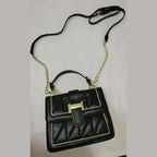 LUMI PURPLE AND BLACK – Premium Quilted glossy - bagwik