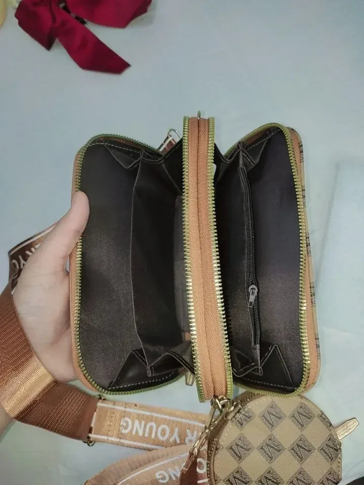 FY Light brown with Mini Pouch - bagwik