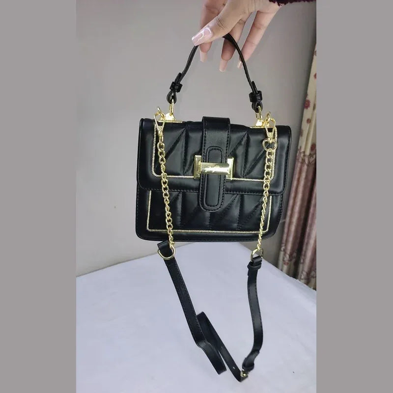 LUMI PURPLE AND BLACK – Premium Quilted glossy - bagwik