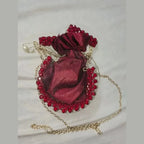 Aurora Beaded Potli – in 5 colors - bagwik