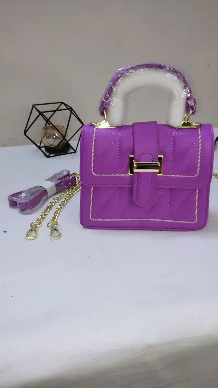 LUMI BLACK AND PURPLE – Premium Quilted glossy - bagwik