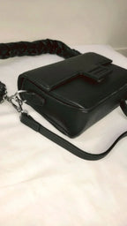 Verde Braided - Black & Pistachio Flap - bagwik