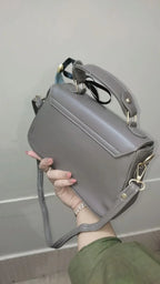 Wilana Dark Blue Bow Bag - Stylish and Chic - bagwik