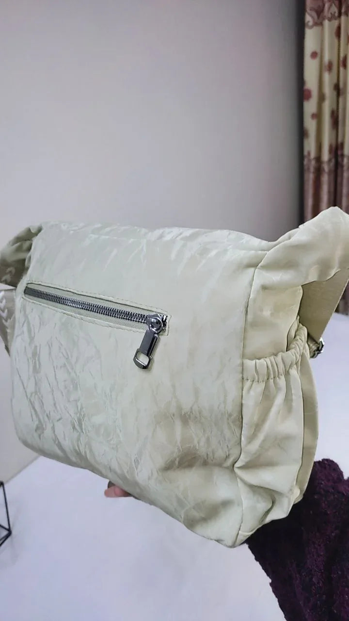 Velvy - Brown & light olive-green multi-Pocket - bagwik