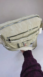 Velvy - Brown & light olive-green multi-Pocket - bagwik
