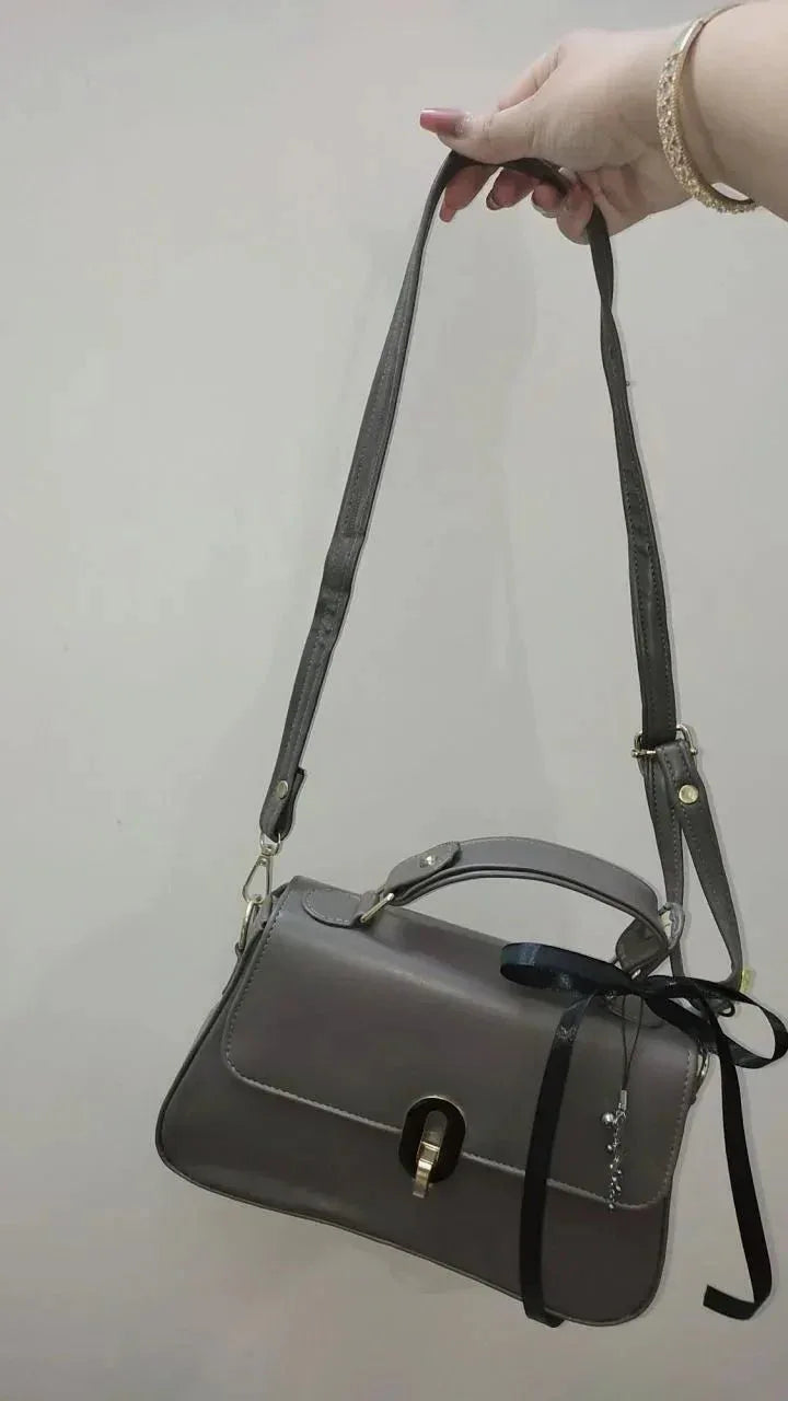 Wilana Dark Blue Bow Bag - Stylish and Chic - bagwik