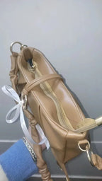 Auréa Mustard Bow (customized) Bag - bagwik