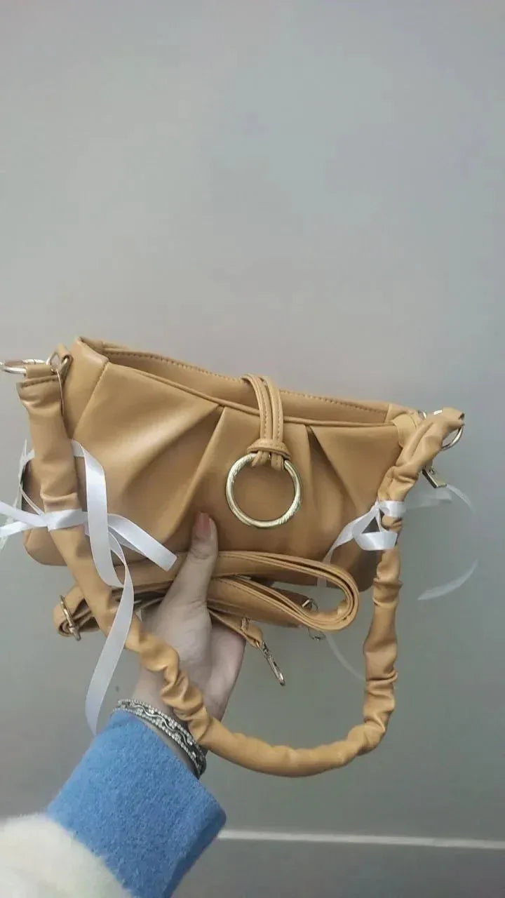 Auréa Beige Bow (customized) Bag - bagwik
