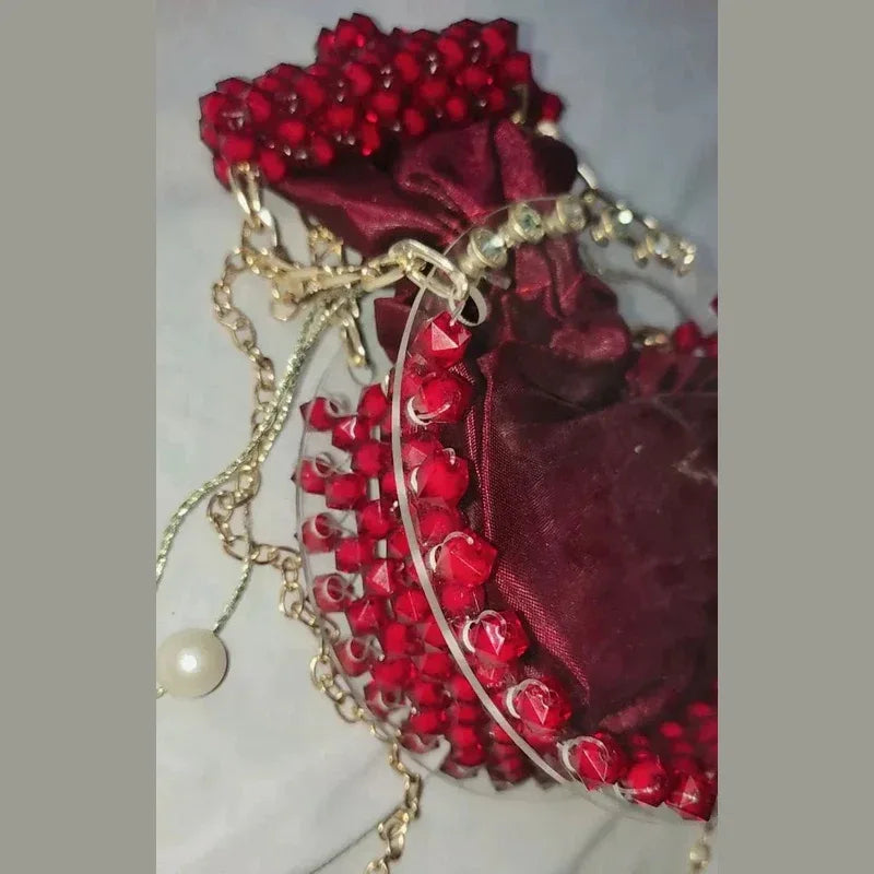 Aurora Beaded Potli – in 5 colors - bagwik