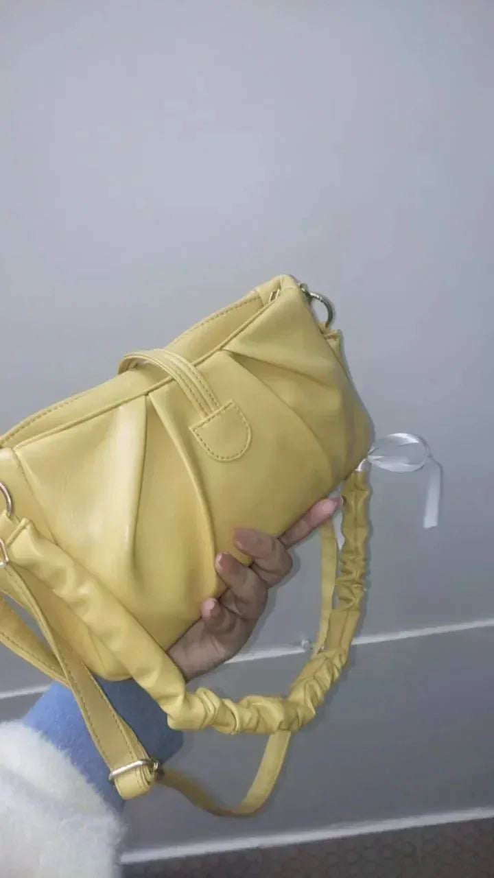 Auréa Yellow Bow (customized) Bag - bagwik