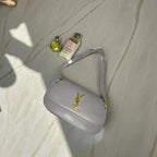YSL Grey Shoulder Bag - bagwik