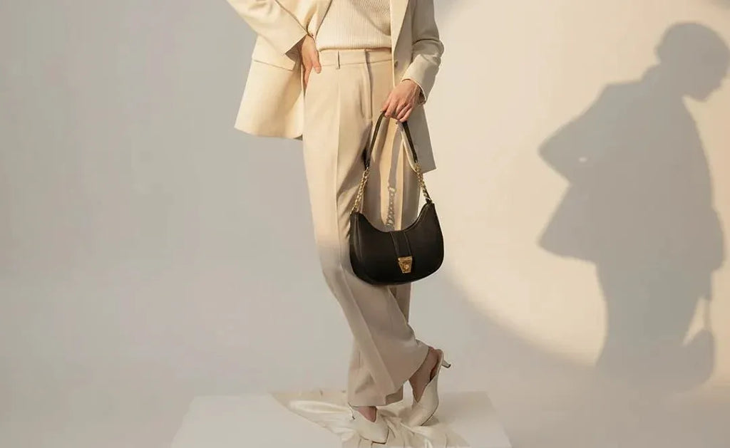 CRESCENT- Black moon bag - bagwik